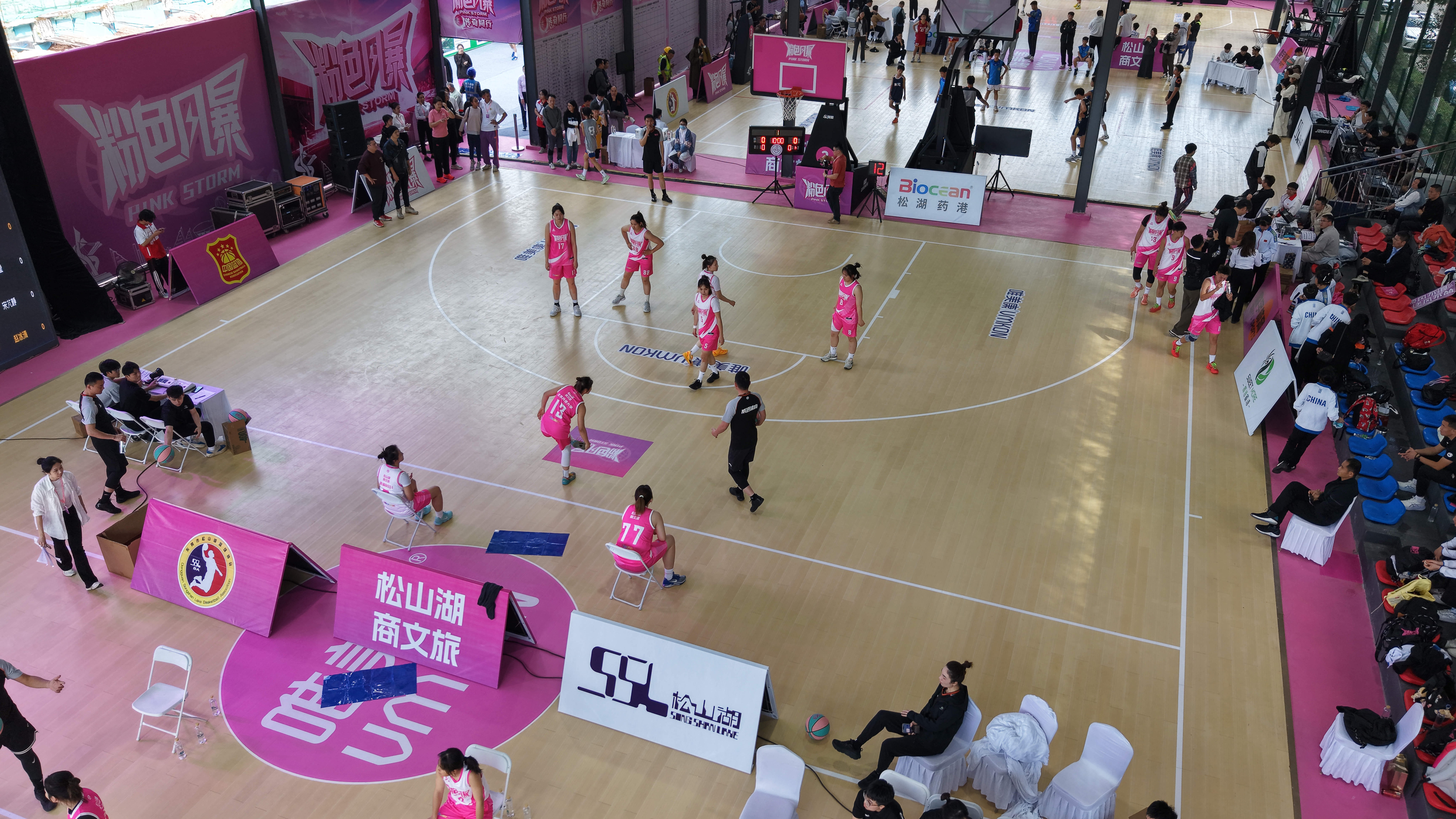 東莞松湖藥港 粉色風(fēng)暴全國女子籃球聯(lián)賽總決賽